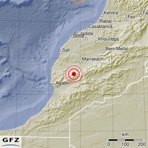 erdbeben marokko wo